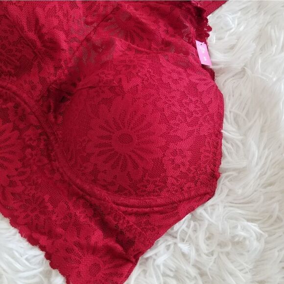 SMALL PINK Victoria's Secret Red Push Up Bra - Picture 5 of 10